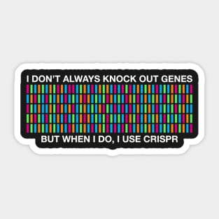 CRISPR Gene Knockout Sticker